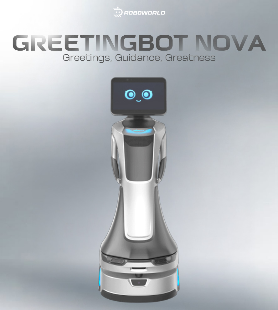 Robot lễ tân AI GreetingBot Nova